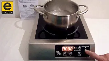 Плита індукційна настільна 3 квт GoodFood IC30 в дії