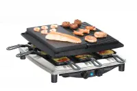 Комбинированная раклетница-гриль STEBA RC 4 PLUS DELUX CHROM