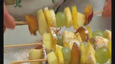 STEBA FG95 grill, Grillezett gyümölcsnyárs