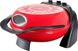 Электропечи для пиццы Steba PB 1 Pizza-Bäcker Drehteller bis 250C Pizzastein, 1000 W, rot
